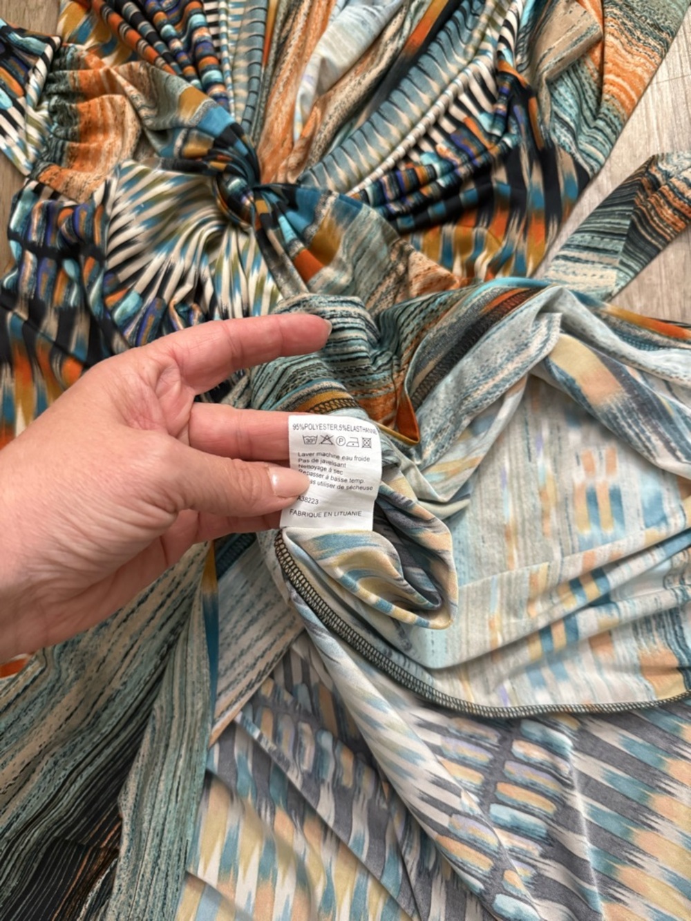 Ilse Jacobsen • Y2K Jersey Geometric Print Dress - Picture 9 of 15